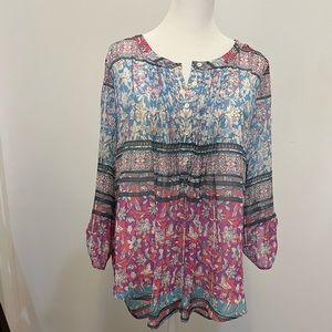Daniel Rainn floral blouse